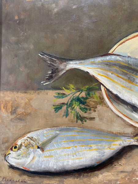 Tableau aux poissons