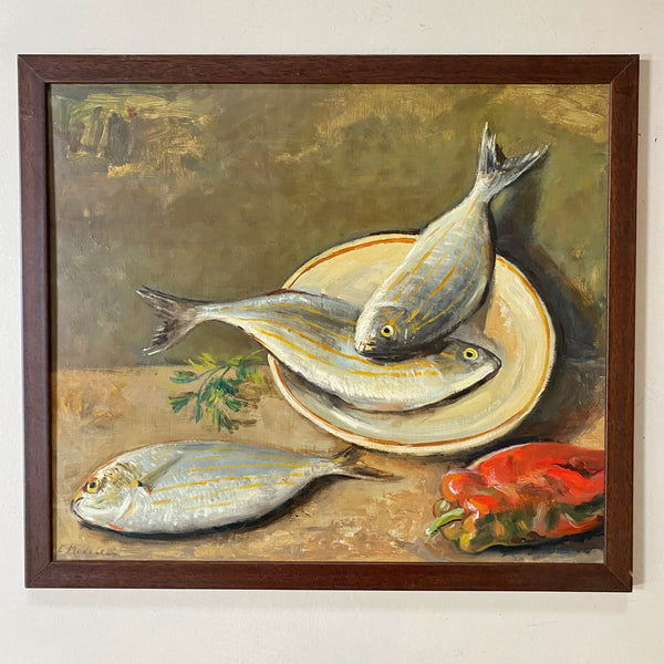 Tableau aux poissons