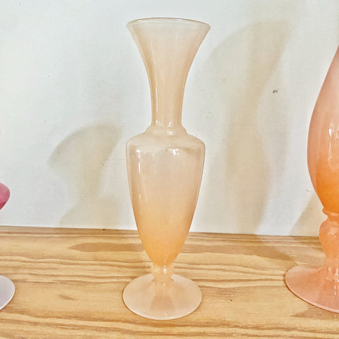 Vase opaline rose